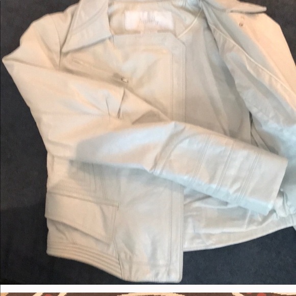 Hanii Y Sheepskin Leather Moto Jacket - Picture 7 of 8